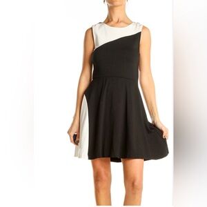 Aqua NWT Color Block A-Line Dress From Bloomingdale’s Size L